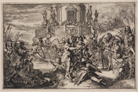 KG 06785c
          <br/>
          Schouwburgh der Nederlandse veranderingen: overwinning vijanden van de republiek
          <br/>
          <em>Hooghe, Romeyn de (1645-1708)</em>